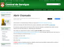 Abertura de chamados para CSs / SIH